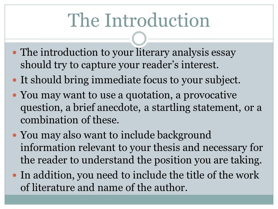 What should you include in the introduction of an essay